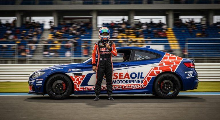 Seaoil branding at a Philippine motorsport event