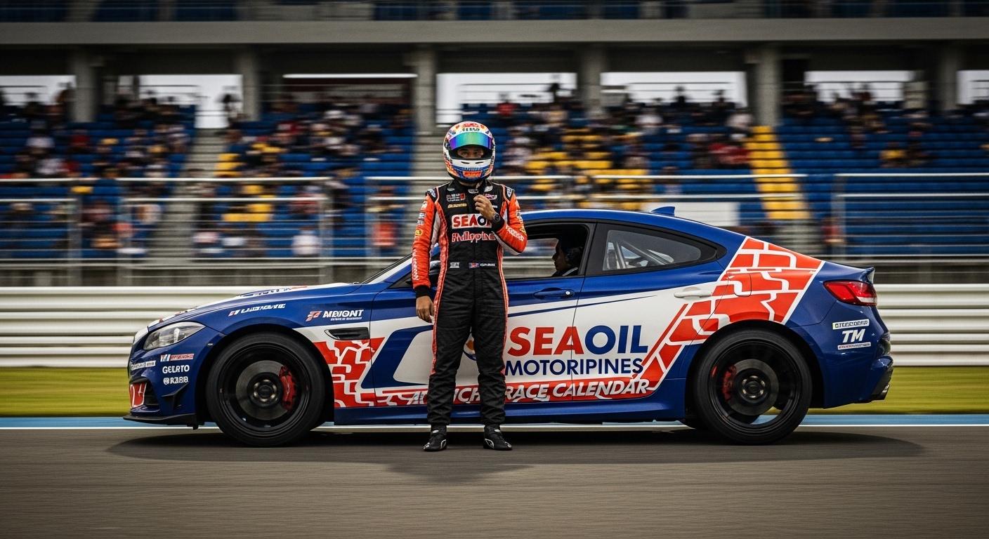 Seaoil branding at a Philippine motorsport event