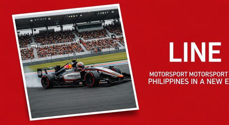 Motorsport Philippines scene with local cars and fans at a Philippine track.